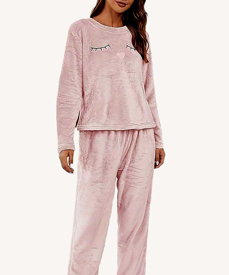 Pijama Inverno Feminino Nap Rosa