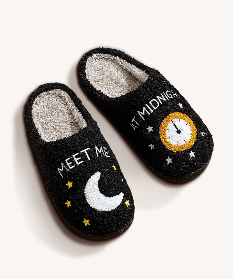 Pantufa Midnight Preta