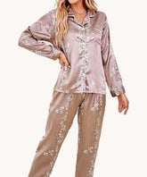 Pijama Americano Feminino Elegance Khaki