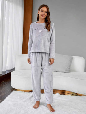 Pijama Inverno Feminino Nap Cinza